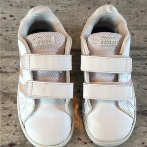 Adidas Kids White Sneakers